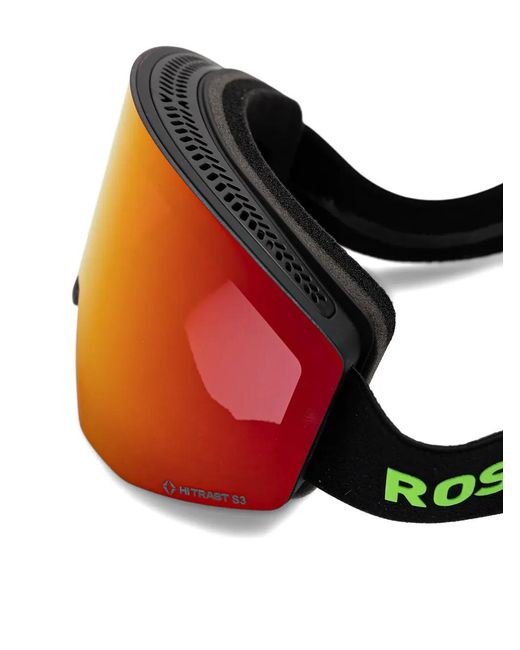 Rossignol Red Mirrore-Lens Ski Goggles