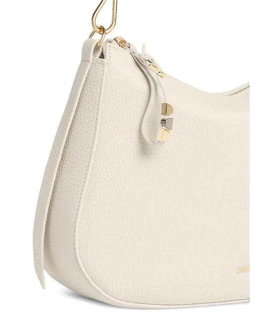 Coccinelle White Small Nory Shoulder Bag