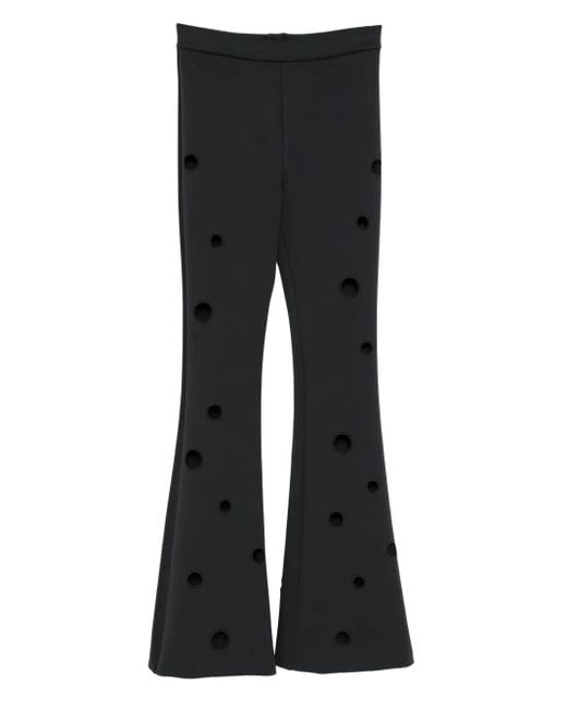 Cynthia Rowley Black Peekaboo Hose