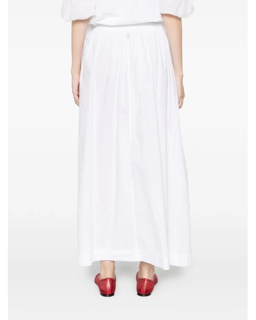 Deha White Drawstring Skirt