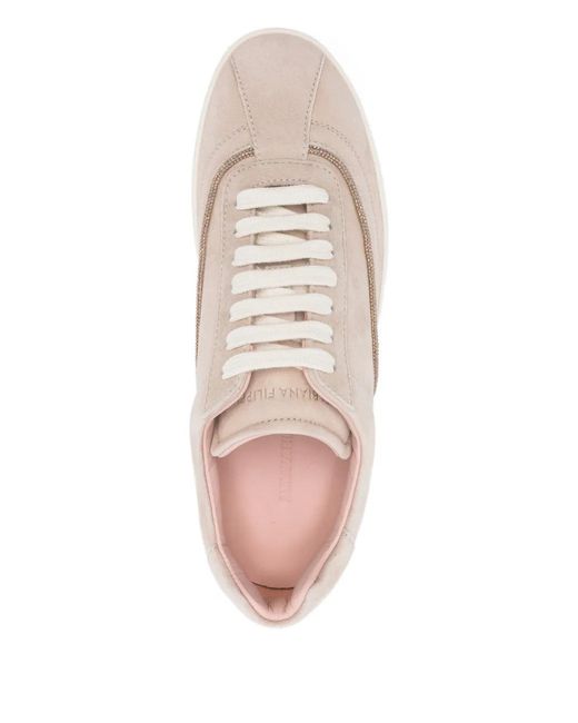 Fabiana Filippi Natural Panelled Sneakers