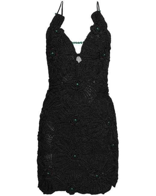 Andrea Almeida Black Mara Mini Dress