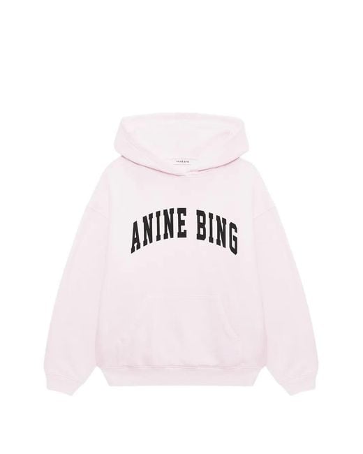 Anine Bing Pink Harvey Sweatshirt