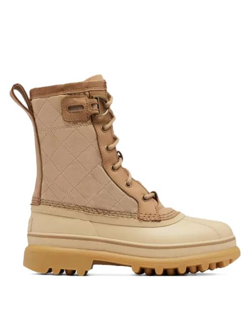 Sorel Brown Caribou Royal Schnürstiefel Mit Steppung