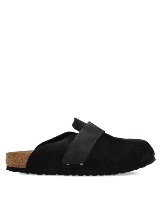 Birkenstock Black Loma Suede Mules for men