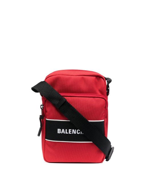 jeg er glad billet komfort Balenciaga Cotton Small Bag in Red for Men - Save 48% - Lyst