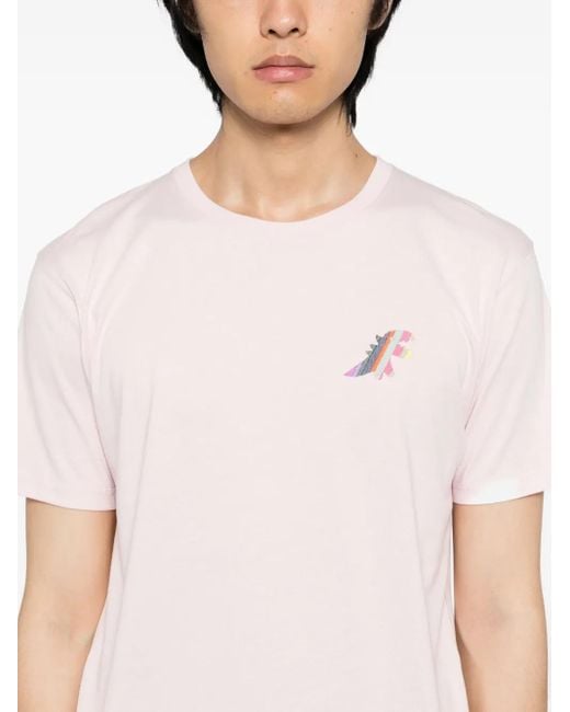 メンズ SPORT b. by agnès b. ロゴ Tシャツ Pink