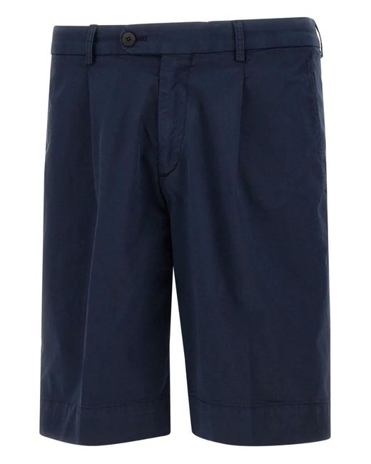 Devore Blue Pleated Shorts for men
