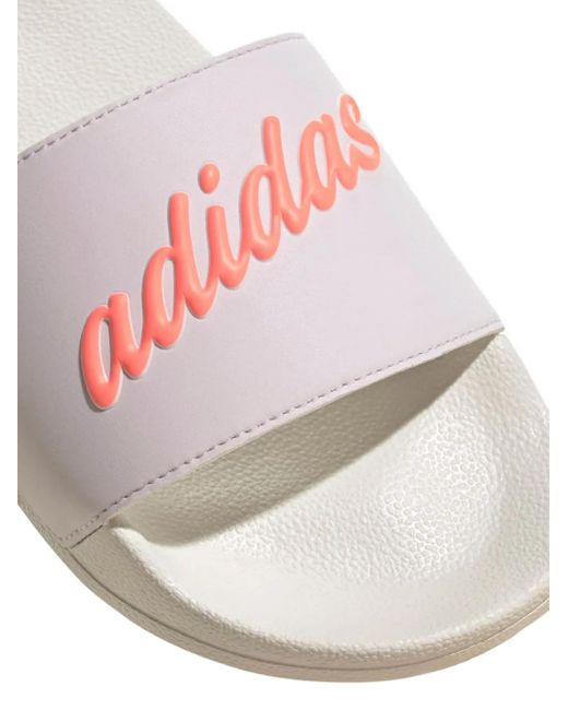 Sandalias con logo Adidas de color White