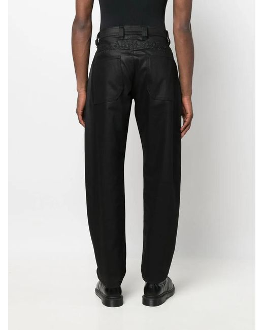 44 Label Group Black Eigengrau Straight-Leg Jeans