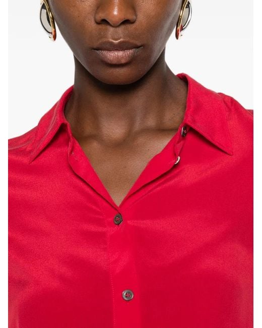 Pinko Pink Crackers Silk Shirt