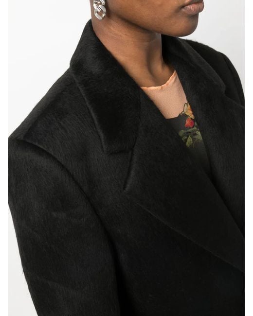 Blazer Con Solapas De Pico MSGM de color Black