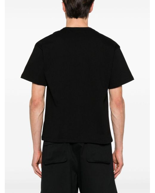 M I S B H V Sunrise T-Shirt im Vintage-Look in Black für Herren