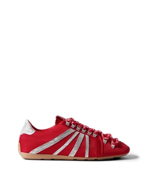 Claudie Pierlot Red Poppy Swing Trainers