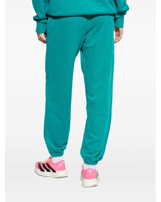 PANGAIA Blue Elasticated-Cuff Track Pants
