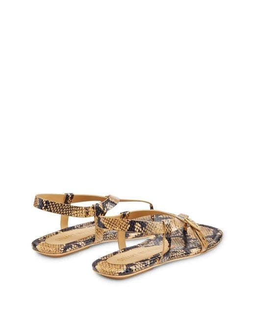 Stuart Weitzman Benni レザーサンダル Brown