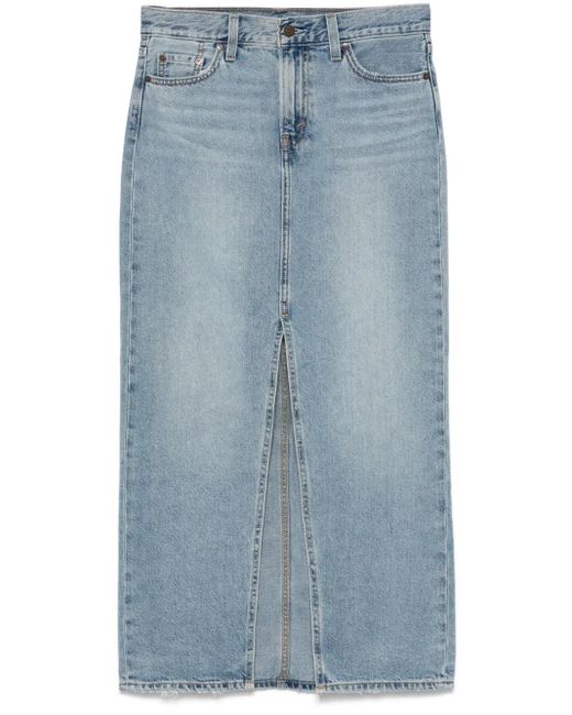 Levi's Ankle Column マキシスカート Blue