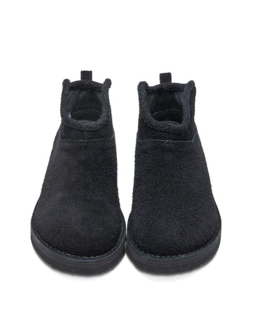 Suicoke Black Suede Pull-On Boots