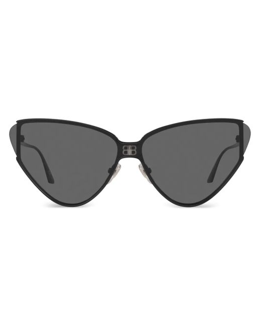 Balenciaga Gray Shield 2.0 Cat-Eye Sunglasses