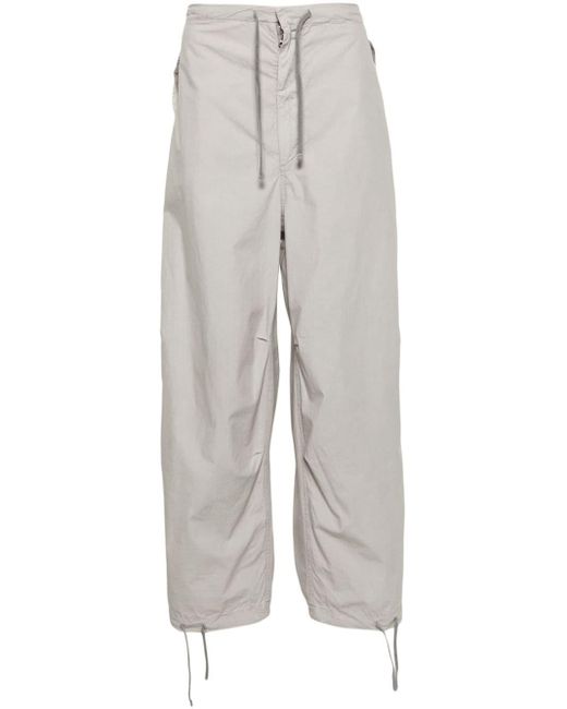 Autry Gray Wide-leg Parachute Trousers for men