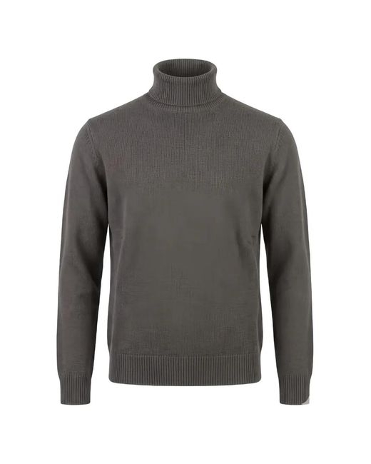 Lardini Gray Roll-Neck Sweater for men
