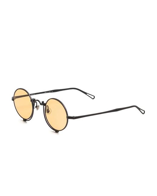 Matsuda Natural Round-Frame Sunglasses