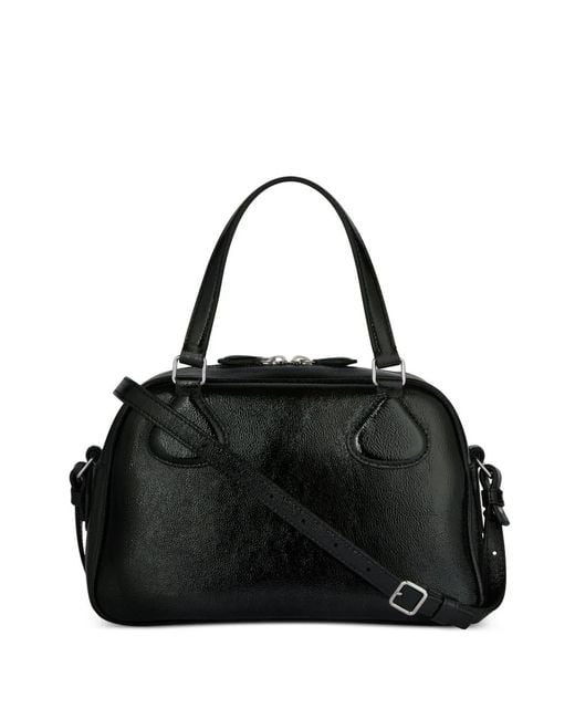 Courreges Black Ac Stud Bowling Bag