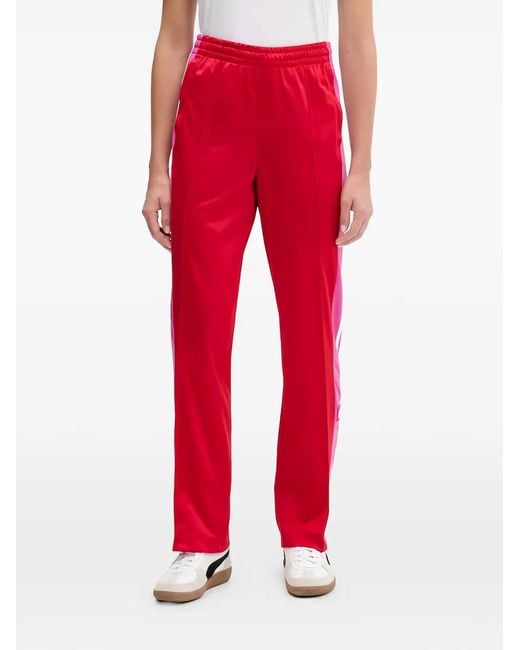 Adidas Red Adibreak Striped Trousers