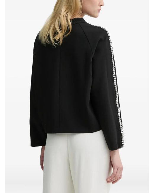 Ba&sh Black Scotty Crystal-Embellished Sweatshirt