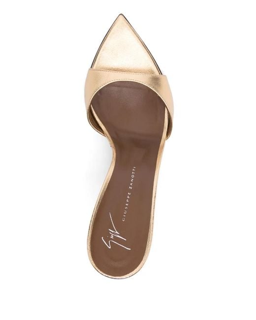Giuseppe Zanotti Metallic 90Mm Intriigo Sandals