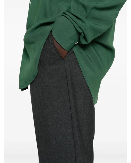 Fursac Black Tailored Trousers for men