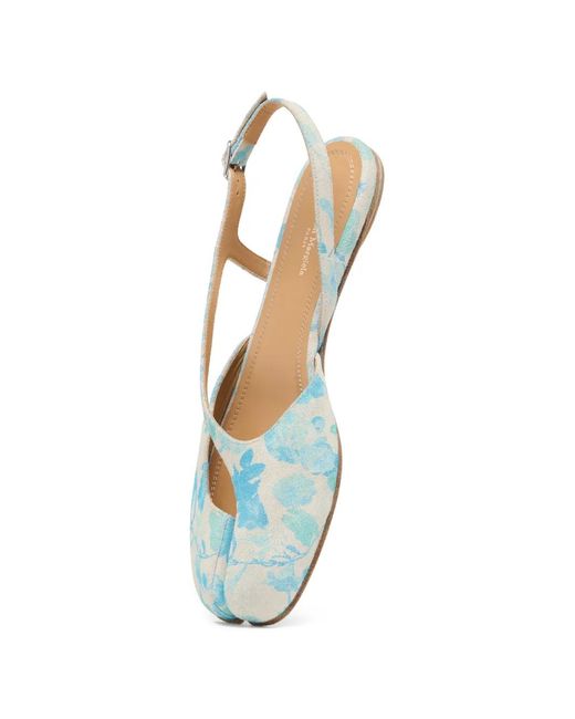 Maison Margiela Natural Tabi Slingback Ballerinas