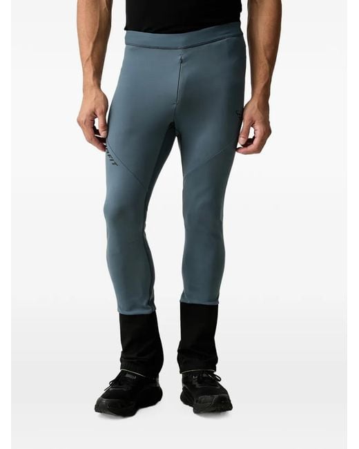 Dynafit Blue Mezzalama Race Logo-Print Panelled Track Pants for men