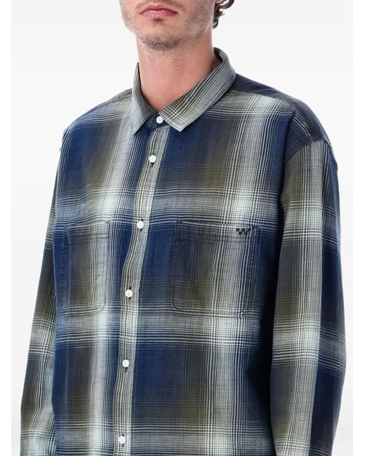 Vans Blue Checked Shirt for men