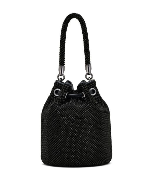 Marc Jacobs Black The Rhinestone Mini Bucket Bag