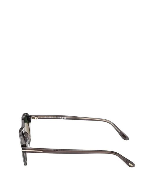 Tom Ford Green Geometric-Frame Sunglasses for men