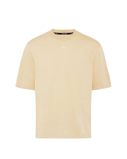 MARINE SERRE Natural Moon Logo Jersey Crewneck T-Shirt for men