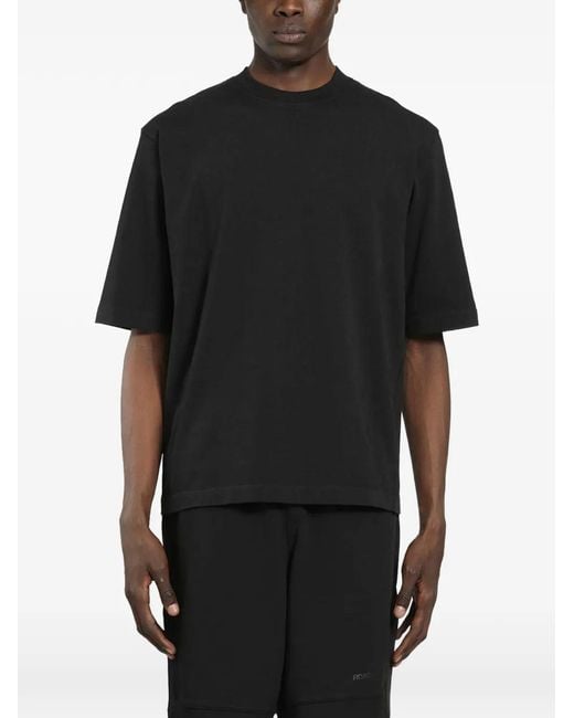 Roadless Black Crew-Neck T-Shirt for men