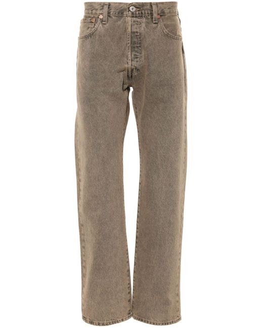 Levi's Gray 501® Originals Straight-leg Jeans for men