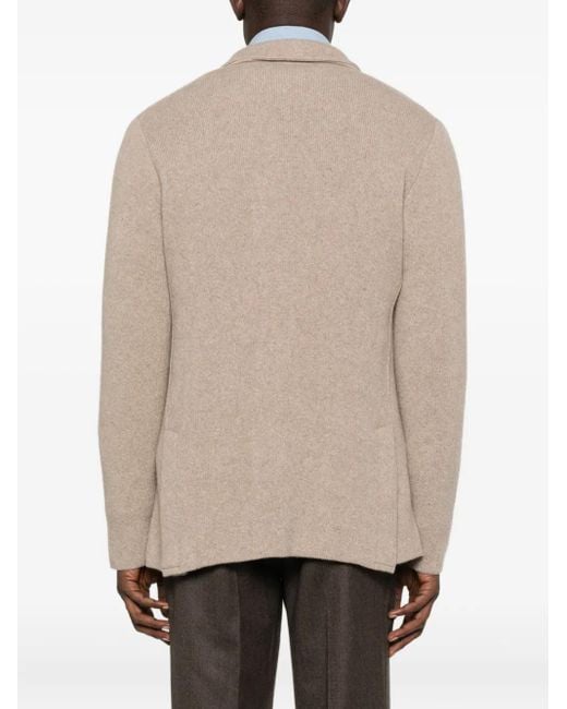 メンズ Lardini パッチポケット ジャケット Natural