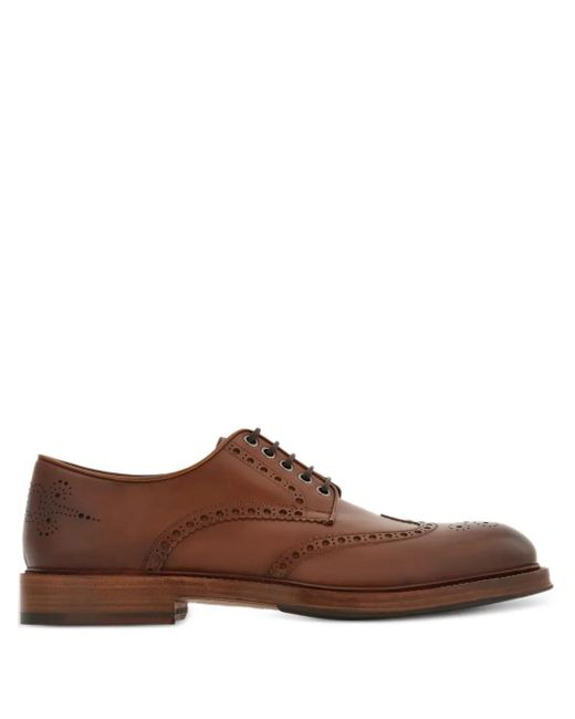 Derbies Tramezza Ferragamo pour homme en coloris Brown