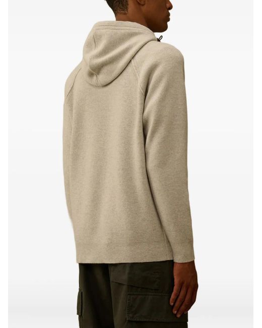 C P Company Kapuzenjacke Mit Reißverschluss in Natural für Herren