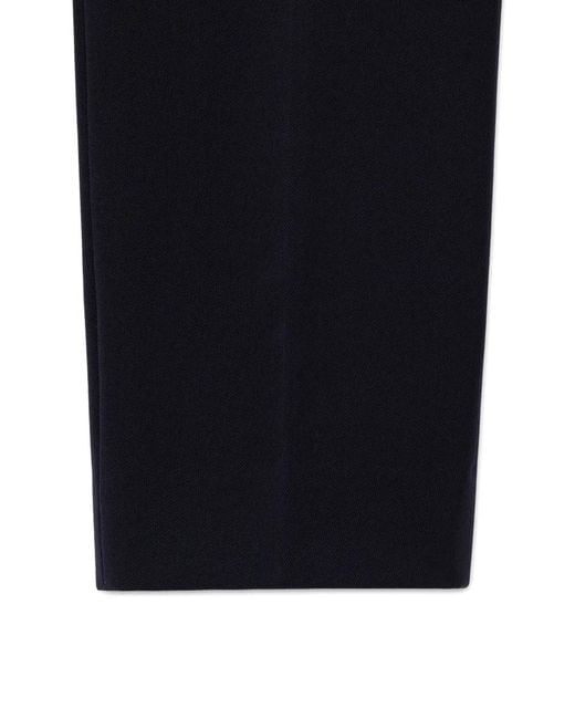 Wooyoungmi Black Hardware-Detail Pleated Tailored Trousers for men