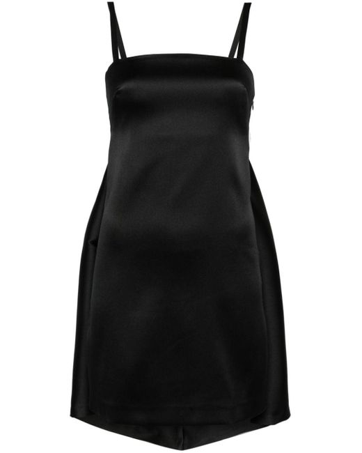 P.A.R.O.S.H. Black Papavero Mini Dress