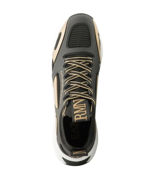 EA7 Black Infinity Caged Sneakers