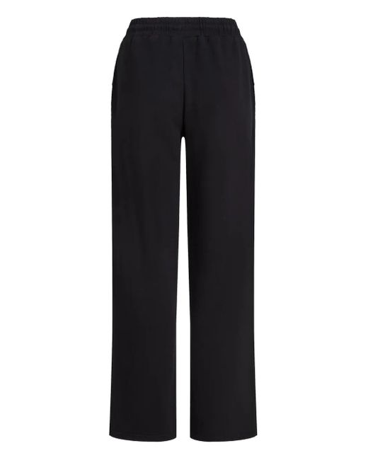 Karl Lagerfeld Black Washed Logo Sweatpants