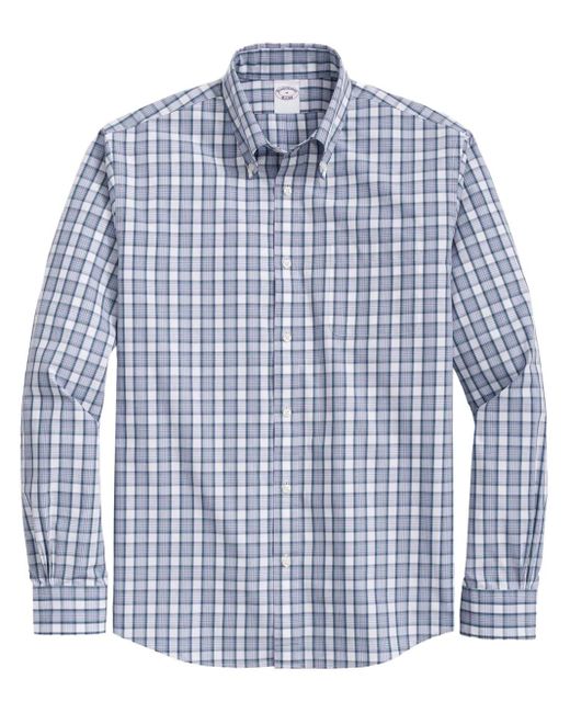 Brooks Brothers Button-Down Overhemd in het Blue voor heren