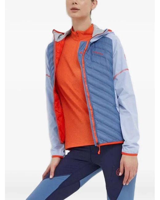 La Sportiva Blue Koro Jkt W Quilted-Design Jacket