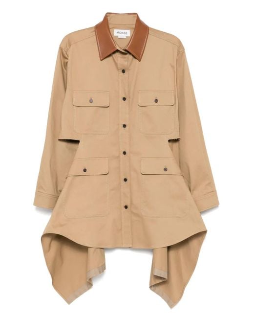 Monse Natural Jacke im Deconstructed-Look