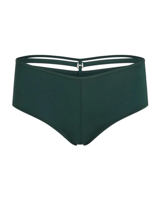 Marlies Dekkers Green Brazilian Ring-Detail Shorts